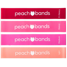 Band Set-Peach Bands Fitness Canada Resistance Bands Booty Bands Pink