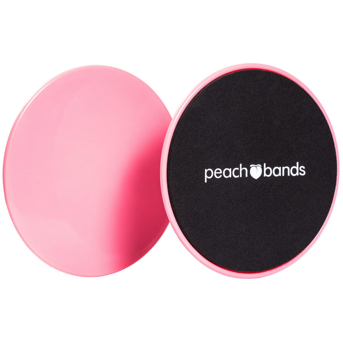 Core Sliders-Peach Bands Fitness Canada Exercise Discs for Abs Pink